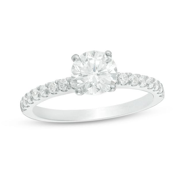 1.25 CT. T.W. Diamond Engagement Ring in 14K White Gold|Peoples Jewellers