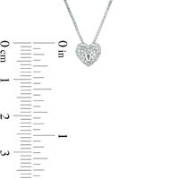 Convertibilities 0.05 CT. T.W. Diamond Heart-Top Key and Lock Three-in-One Pendant in Sterling Silver and 10K Rose Gold|Peoples Jewellers