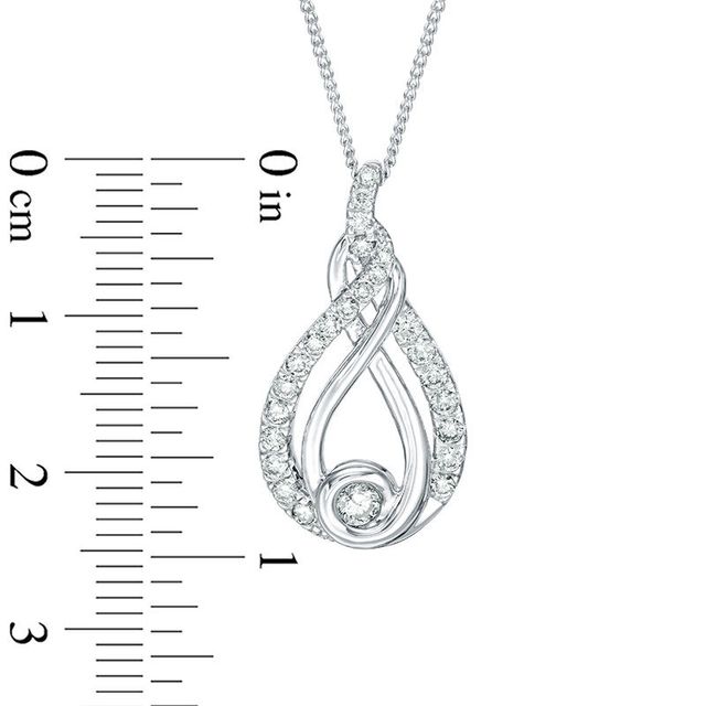 Interwoven™ CT. T.W. Diamond Pendant in 10K Gold