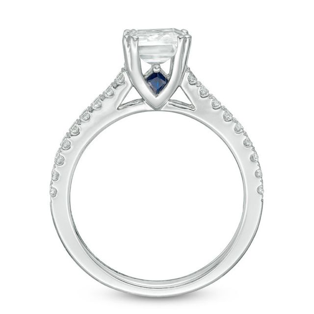 Vera Wang Love Collection 1.95 CT. T.W. Certified Emerald-Cut Diamond Engagement Ring in 14K White Gold (I/SI2)