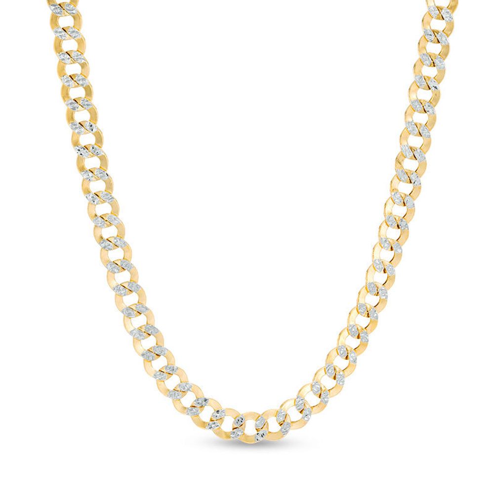 Italian Gold Men's 4.7mm Curb Chain Necklace in 14K Gold - 22"|Peoples Jewellers