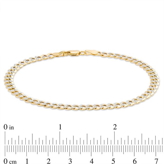 Italian Gold Men's 4.7mm Curb Chain Bracelet in 14K Gold - 8.25"|Peoples Jewellers