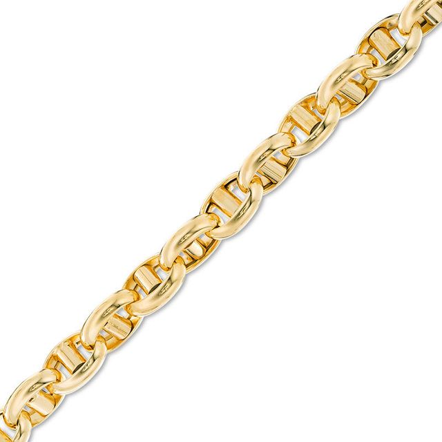 Men's 6.4mm Mariner Chain Bracelet in 14K Gold - 8.5"|Peoples Jewellers