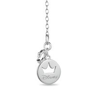Enchanted Disney Pocahontas 0.086 CT. T.W. Diamond Feather Pendant in 10K Gold - 19"|Peoples Jewellers