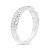 0.50 CT. T.W. Certified Diamond Band in 14K White Gold (I/SI2)|Peoples Jewellers