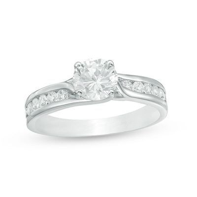 1.50 CT. T.W. Diamond Engagement Ring in 14K White Gold|Peoples Jewellers