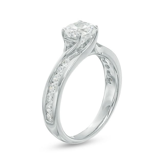 1.50 CT. T.W. Diamond Engagement Ring in 14K White Gold|Peoples Jewellers