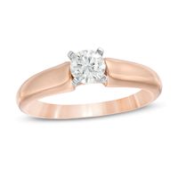 0.50 CT. Certified Canadian Diamond Solitaire Engagement Ring in 14K Rose Gold (I/I1)|Peoples Jewellers