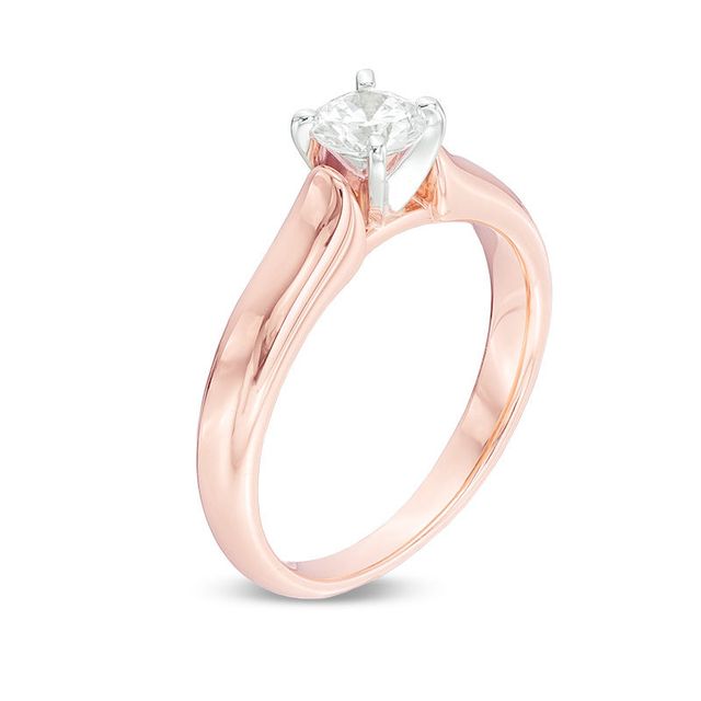 1.00 CT. Certified Canadian Diamond Solitaire Engagement Ring in 14K Rose Gold (I/I1)|Peoples Jewellers