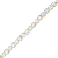 3.00 CT. T.W. Diamond Alternating Tennis Bracelet in 10K Gold|Peoples Jewellers