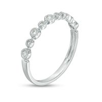 0.07 CT. T.W. Diamond Bezel-Set Anniversary Band in 10K Gold|Peoples Jewellers