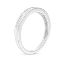 0.145 CT. T.W. Baguette Diamond Band in 10K White Gold|Peoples Jewellers