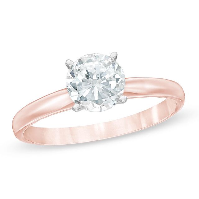 1.00 CT. Certified Canadian Diamond Solitaire Engagement Ring in 14K Rose Gold (J/I3)|Peoples Jewellers