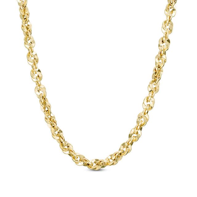 4.0mm Sparkle Chain Necklace in 14K Gold - 27.5"|Peoples Jewellers