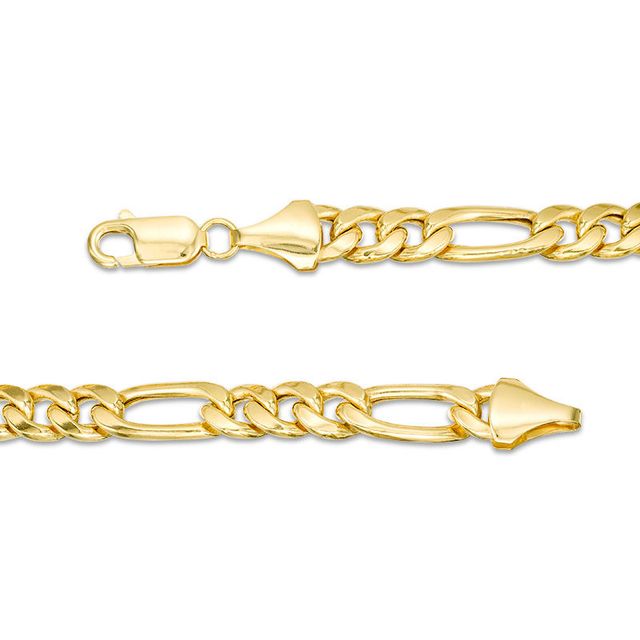 Men's 180 Gauge Figaro Chain Necklace in 14K Gold - 22"|Peoples Jewellers