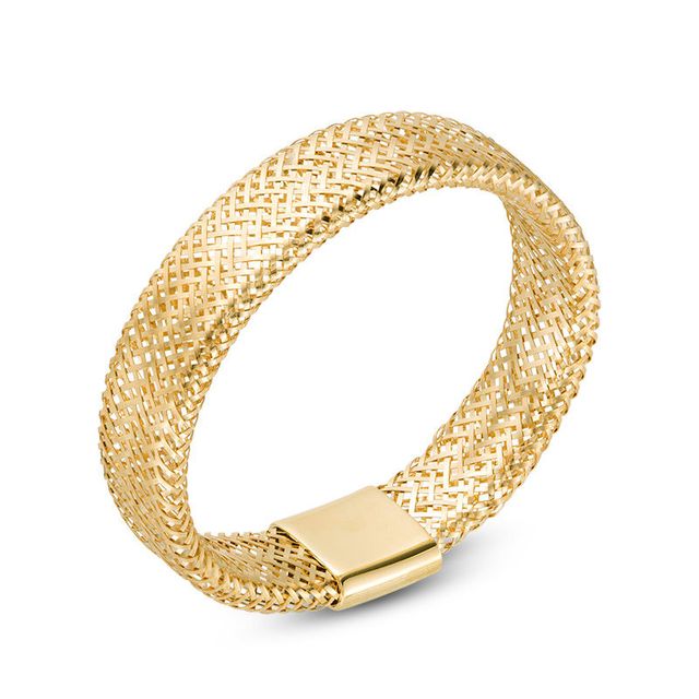 5.0mm Mesh Flexible Ring in 14K Gold