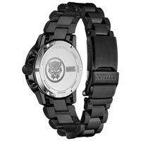 Men's Citizen Eco-Drive® Black Panther Chronograph Black IP Watch with Black Dial (Model: CA0297-52W)|Peoples Jewellers