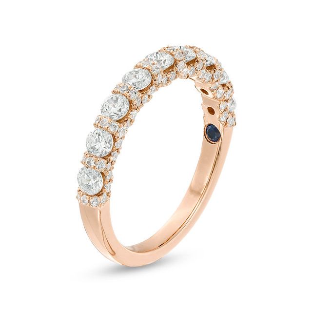 Vera Wang Love Collection 1.20 CT. T.W. Diamond Band in 14K Rose Gold|Peoples Jewellers