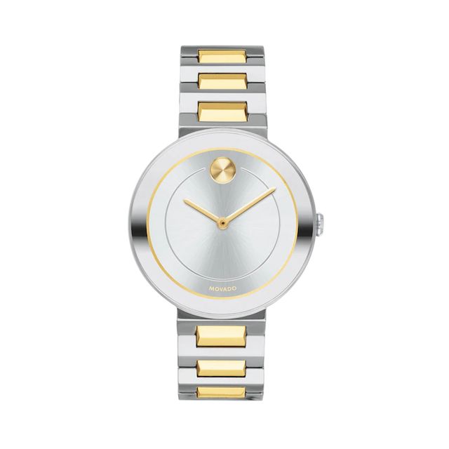 Ladies' Movado Bold® Two-Tone Watch with Silver-Tone Dial (Model: 3600548)|Peoples Jewellers