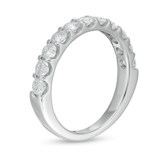 1.00 CT. T.W. Certified Diamond Band in 14K White Gold (I/SI2)|Peoples Jewellers