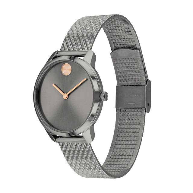 Ladies' Movado Bold®Grey IP Watch with Grey Dial (Model: 3600597)