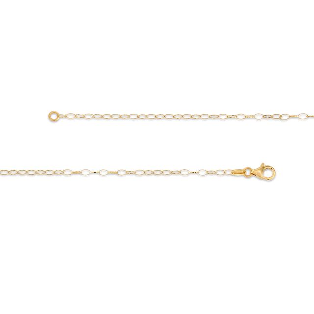 2.2mm Rope Chain Triple Strand Necklace in 14K Gold - 19.5"