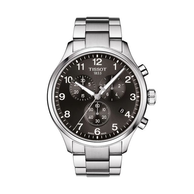 Men's Tissot XL Classic Chronograph Watch with Black Dial (Model: T116.617.11.057.01)