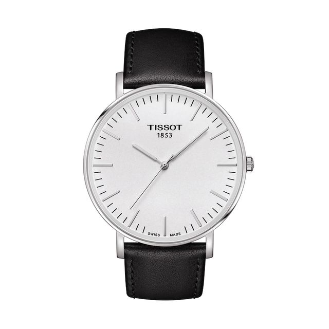 Men's Tissot Everytime Strap Watch with White Dial (Model: T109.610.16.031.00)|Peoples Jewellers