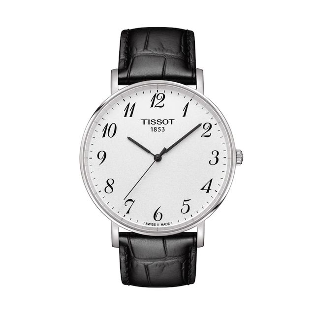 Men's Tissot Everytime Strap Watch with White Dial (Model: T109.610.16.032.00)|Peoples Jewellers