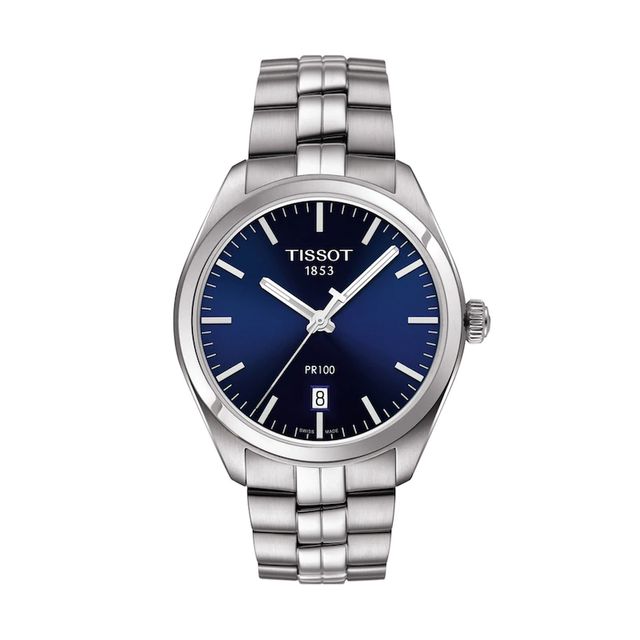 Men's Tissot PR 100 Watch with Blue Dial (Model: T101.410.11.041.00)|Peoples Jewellers
