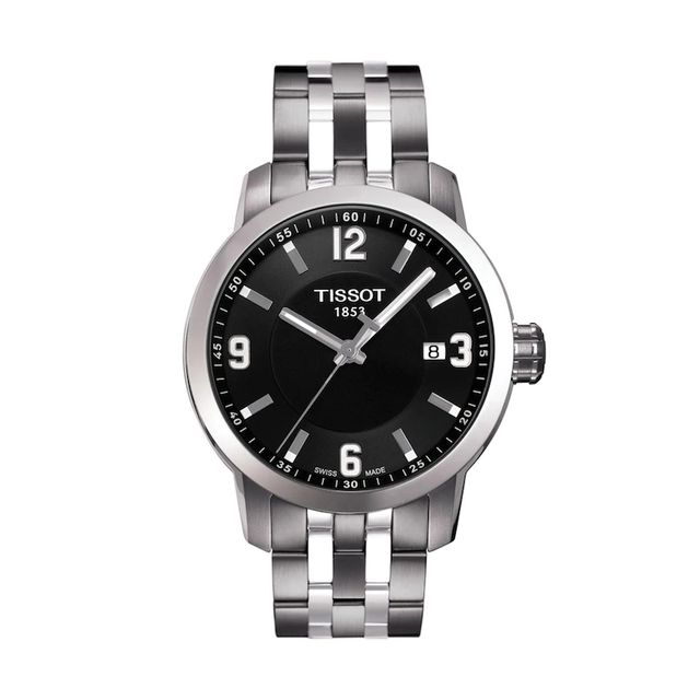 Men's Tissot PRC 200 Watch with Black Dial (Model: T055.410.11.057.00)|Peoples Jewellers