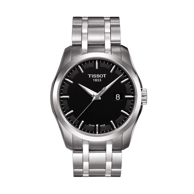 Men's Tissot Couturier Watch with Black Dial (Model: T035.410.11.051.00)|Peoples Jewellers