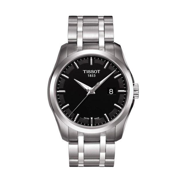 Men's Tissot Couturier Watch with Black Dial (Model: T035.410.11.051.00)