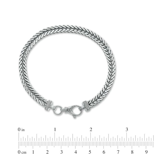 Vera Wang Men 6.0mm Foxtail Chain Bracelet in Sterling Silver - 8.25"|Peoples Jewellers