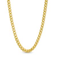 5.3mm Franco Snake Chain Necklace in Hollow 10K Gold