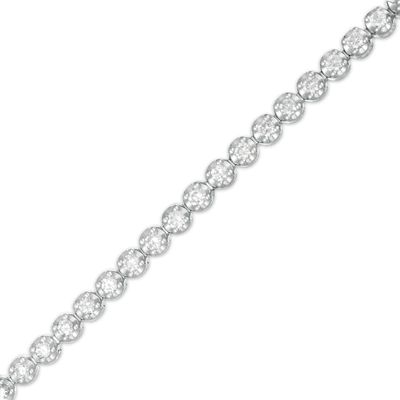 Marilyn Monroe™ Collection 1.95 CT. T.W. Diamond Tennis Bracelet in 10K White Gold|Peoples Jewellers