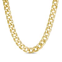 Men's 6.0mm Curb Chain Necklace in 10K Gold - 22"|Peoples Jewellers