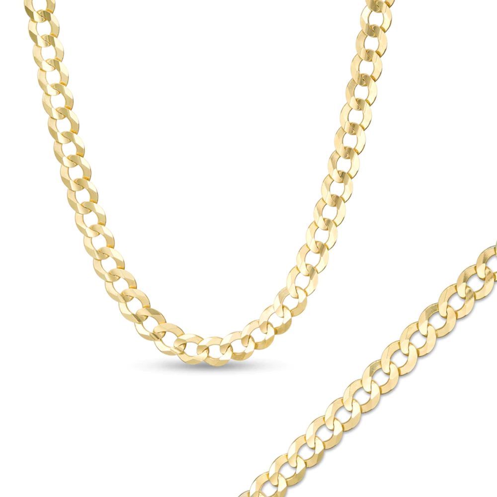 4.7mm Curb Chain Bracelet and Necklace Set in 10K Gold|Peoples Jewellers