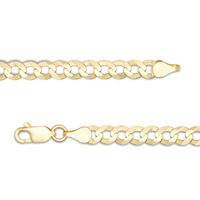 4.7mm Curb Chain Bracelet and Necklace Set in 10K Gold|Peoples Jewellers