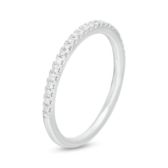 Emmy London 0.145 CT. T.W. Certified Diamond Band in 18K White Gold (F/VS2)