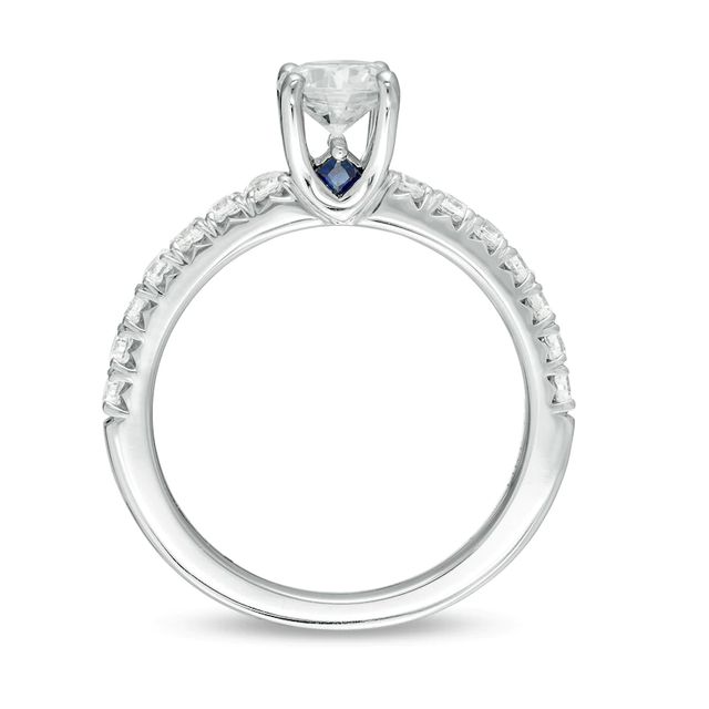 Vera Wang Love Collection 0.95 CT. T.W. Diamond Engagement Ring in 14K White Gold|Peoples Jewellers