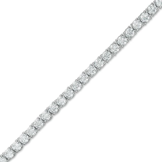 2.95 CT. T.W. Certified Lab-Created Diamond Tennis Bracelet in 14K White Gold (F/SI2) - 7.25"|Peoples Jewellers