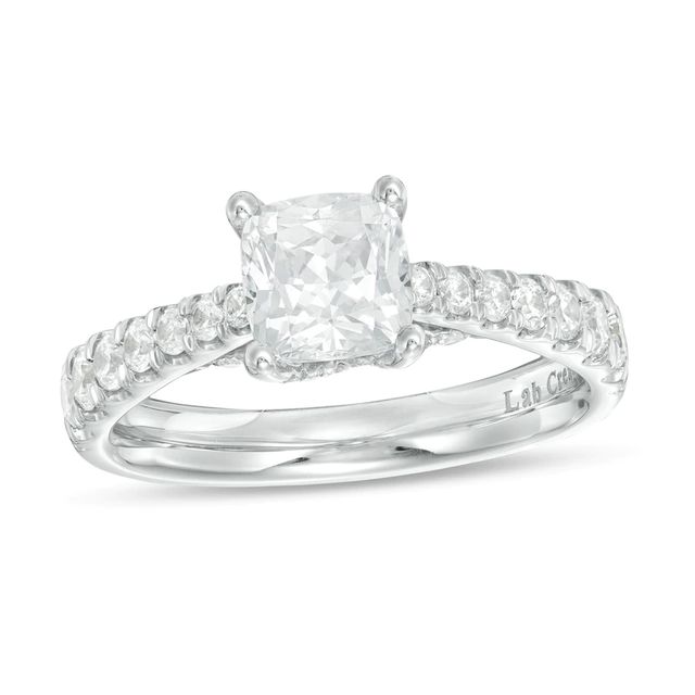 1.60 CT. T.W. Certified Lab-Created Diamond Engagement Ring in 14K White Gold (F/SI2)|Peoples Jewellers