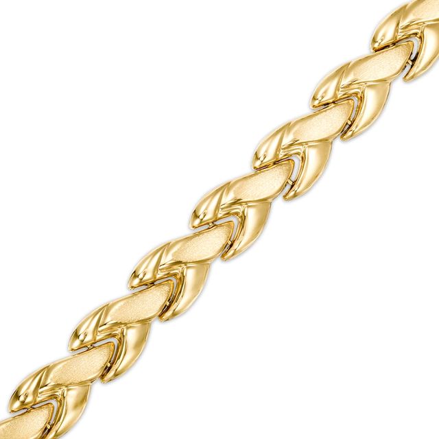 6.5mm Braided Link Bracelet in 10K Gold - 7.25"