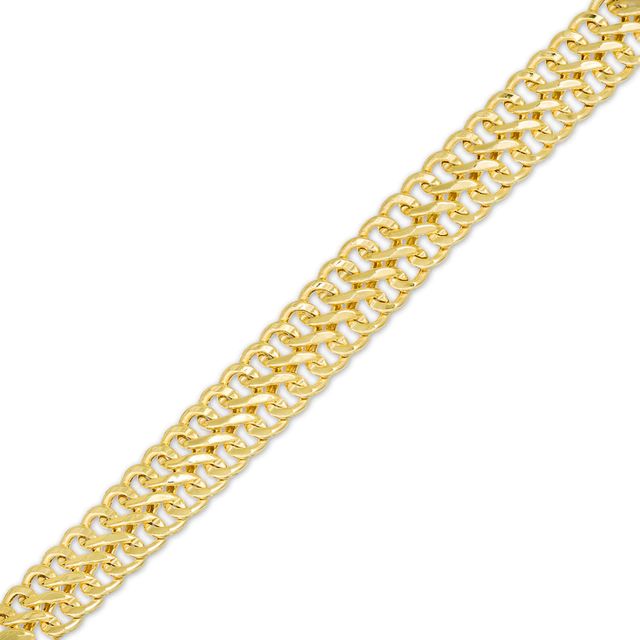 Peoples Italian Gold 7.7mm Double Row S-Link Chain Bracelet in Hollow 14K  Gold - 7.5, Peoples Jewellers