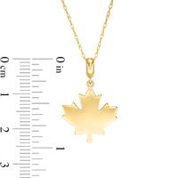 Maple Leaf Pendant in 10K Gold|Peoples Jewellers