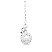 Collector's Edition Enchanted Disney Cinderella 70th Anniversary Diamond Clock Pendant in Sterling Silver - 19"|Peoples Jewellers