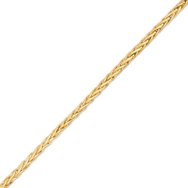 Italian Gold 3.5mm Wheat Chain Bracelet in Hollow 14K Gold - 7.5"|Peoples Jewellers