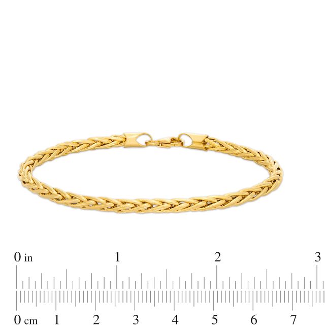 Italian Gold 3.5mm Wheat Chain Bracelet in Hollow 14K Gold - 7.5"|Peoples Jewellers