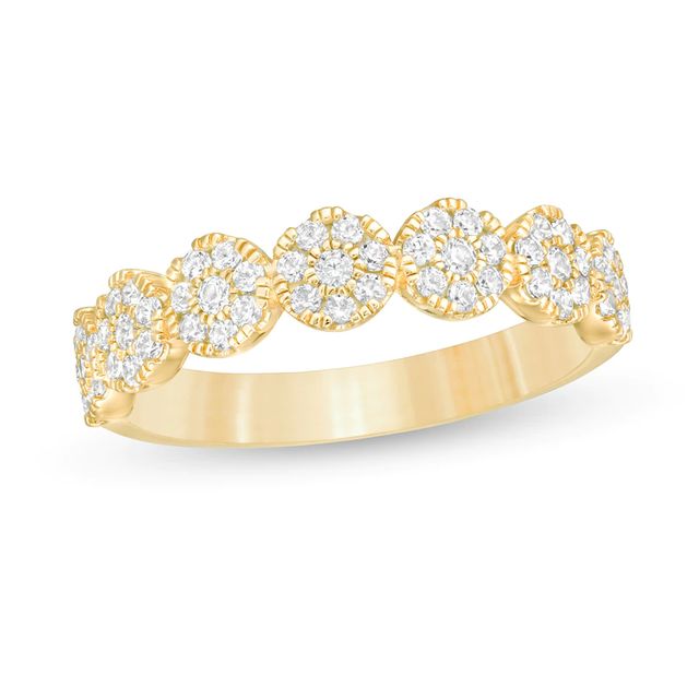 0.50 CT. T.W. Composite Diamond Anniversary Band in 10K Gold|Peoples Jewellers